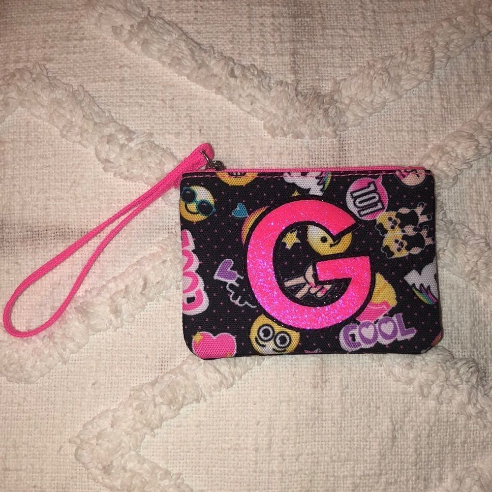 Justice Emoji Monogram “G” Coin Wallet